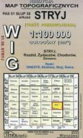 Stryj - mapa WIG skala 1:100 000