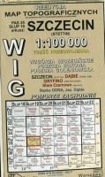 Szczecin - mapa WIG w skali 1:100 000