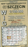 Szczecin - mapa WIG w skali 1:100 000