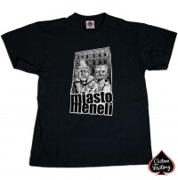 T-shirt męski MIASTO MENELI - czarny