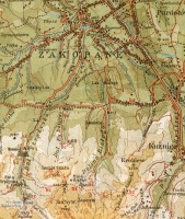 Tatry - mapa kartograficzna 1:40 000