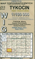 Tykocin - mapa WIG skala 1:100 000