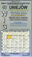 Uniejów - mapa WIG skala 1:100 000