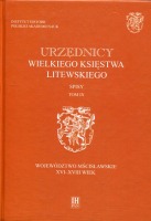 Urzędnicy Wielkiego Księstwa Litewskiego Spisy t IX