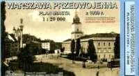 Warszawa przedwojenna - plan miasta