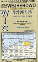 Wejherowo - mapa WIG w skali 1:100 000