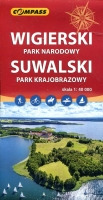 Wigierski Park Narodowy, Suwalski Park Krajobrazowy - mapa turystyczna 1:40 000