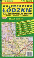 Województwo Łódzkie - mapa administracyjno-drogowa 1:200 000
