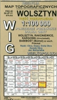 Wolsztyn - mapa WIG w skali 1:100 000