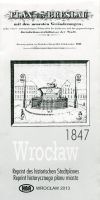 Wrocław 1847 plan miasta