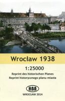 Wrocław 1938 plan miasta
