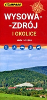 Wysowa-Zdrój i okolice - mapa w skali 1:35 000