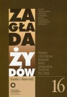 Zagłada Żydów Studia i Materiały Rocznik 16