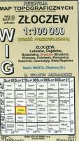 Złoczew - mapa WIG skala 1:100 000